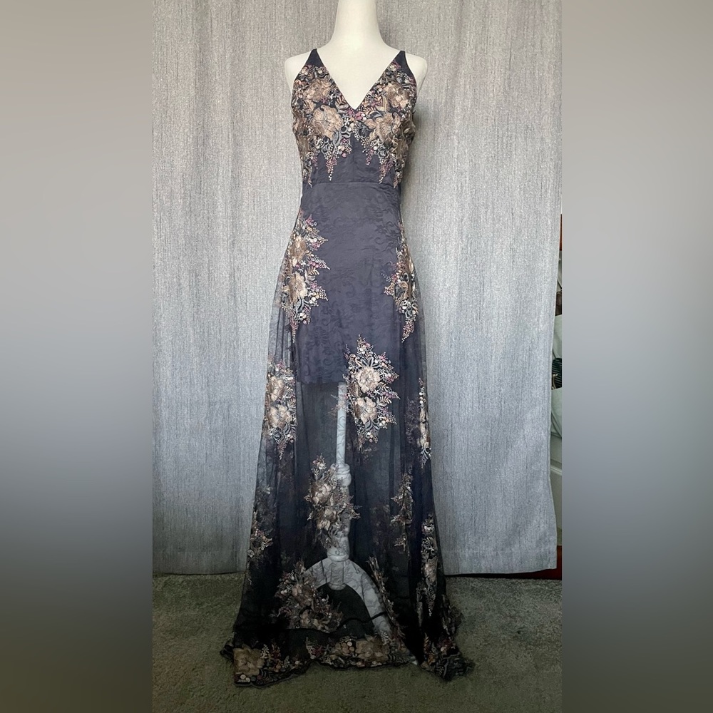 Altered State never worn special occasion, embroidered , maxi, dress, size XS
